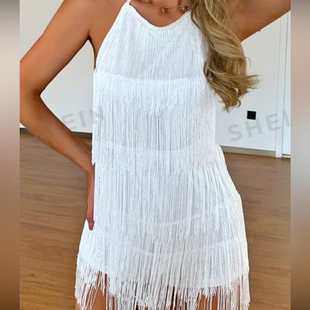 Concert festival fringe, mini dress romper